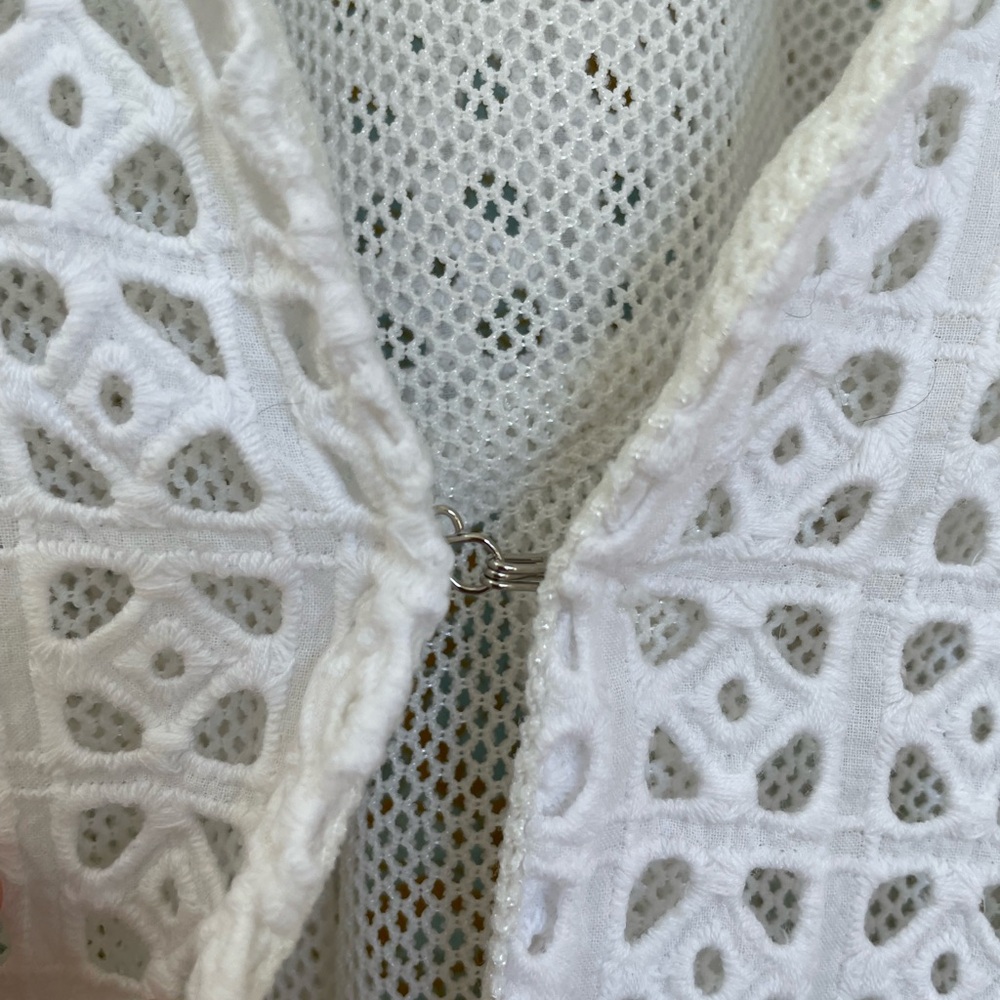 Anthropologie- Elevenses Mona Eyelet Vest - Picture 4 of 5